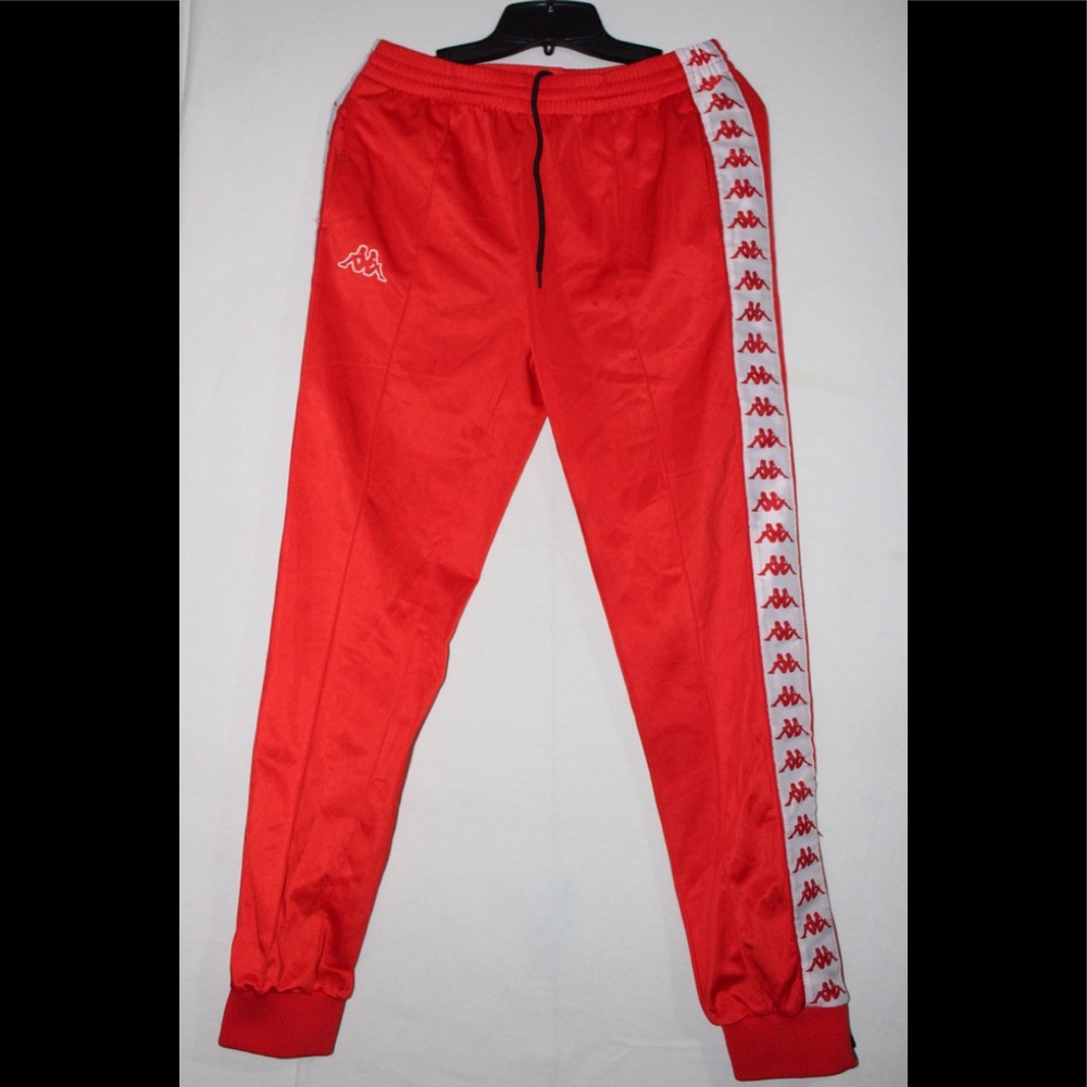 Red Kappa track pants